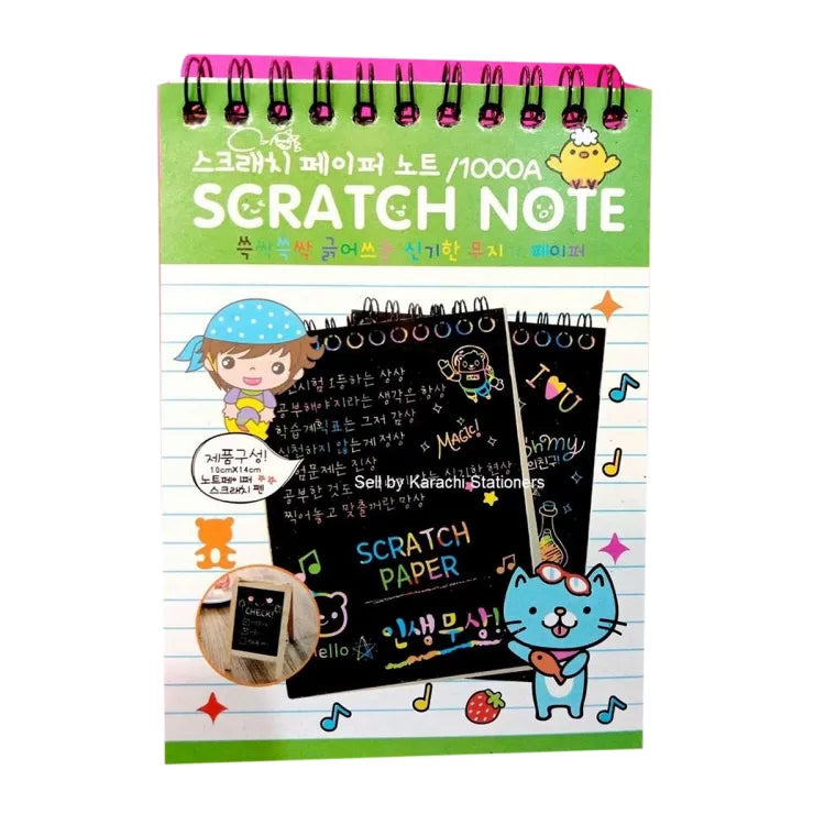 Kids Scratch Note Pad